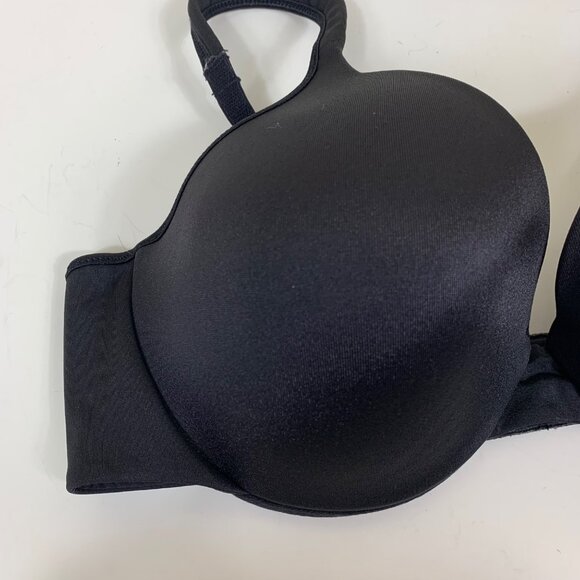 Bali One Smooth U Ultra Light Bra, Underwire T-shirt Bra Black - Size 36C - Picture 2 of 6